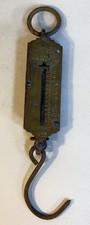 Antique Salter London Brass Beam Balance Shop Scale with Bell Weights, 24 in Tall — listing 2