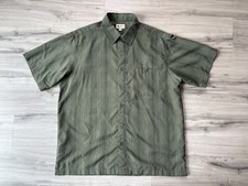 Haggar Clothing Co. Men's Short-Sleeve Button-Up Camp Shirt, Blue Abstract Print, Size XL — listing 4