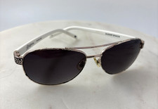 Brighton "Sugar Shack" Aviator Sunglasses with Leopard Print Temples — listing 6