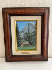 Yosemite Falls - Winter's Reward, Framed Landscape Print by Christine White Loberg Textured brushstrokes / raised paint