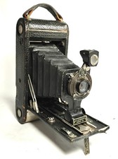 Kodak No. 3A Autographic Folding Pocket Camera with Leather Case — listing 3