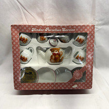Steiff Puppen-Porzellan-Service 15-Piece Doll Porcelain Tea Set, Original Teddybär 1909 Decor — listing 3