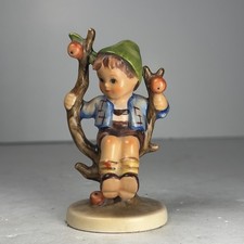 Goebel Hummel "Apple Tree Girl" Figurine #141, Girl Seated in Tree with Dog, listing 4