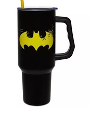 Batman Est. 1939 Glitter 40oz Tumbler with Handle and Yellow Lid — listing 6