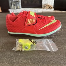 Nike High Jump Elite Track & Field Spikes - White/Pink/Orange