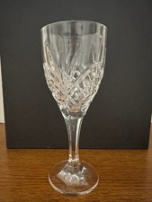 Shannon Crystal Dublin Pattern Wine Goblets Set of 4