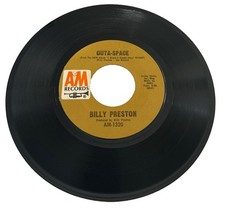 Billy Preston - I Wrote A Simple Song / Outa-Space 7" 45 RPM Single (A&M AM-1320) — listing 2