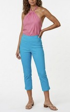 Peck & Peck Collection Women's Printed Cotton Pants, Size 6 — listing 6