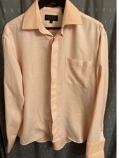 Don Jonathan Men's Contrast-Collar Striped French-Cuff Dress Shirt — listing 2