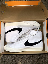 Nike Blazer Mid '77 Vintage White/Black High-Top Sneakers — listing 6