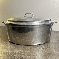 Grand Prize Miracle Maid Cast Aluminum Oval Dutch Oven Roaster with Lid — listing 2