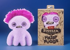 Zuru Fuggler Hairy Fuggs Squidge 9" Purple Plush - Funny Ugly Monster — listing 5