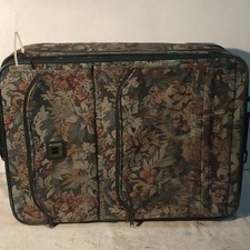 Vintage Tapestry Floral Luggage Set - Rolling Suitcase, Garment Bag & Duffel/Carry-On — listing 5