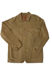 Vintage Levi's Denim Chore Coat, Men's XL, 4 Patch Pockets with Donut Buttons — listing 6