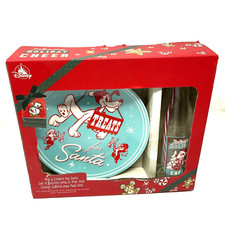 Disney Store Mickey & Minnie 'Milk and Cookies for Santa' Holiday Plate & Glass Set — listing 4
