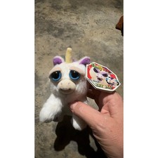 Feisty Pets Pink Unicorn Plush - Cute-to-Angry Face-Changing Toy