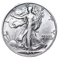 1935 Walking Liberty Silver Half Dollar — listing 6