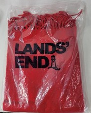 Lands' End Fair Isle Snowflake Knit Scarf with Fringe — listing 6