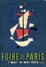 Original 1974 Foire de Paris 'Salon des Ensembliers' French Exhibition Poster, Framed — listing 4