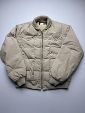 Vintage Tempco Goose Down Insulated Puffer Jacket, Western Yoke, Tan, Size L, listing 3