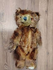 Vintage Die-Cut Teddy Bear in Bed Greeting Card "C'mon" — listing 2