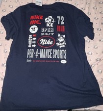 Nike Dri-FIT Athletic Cut T-Shirt, Black with Red OK Hand Graphic, Size S — listing 6