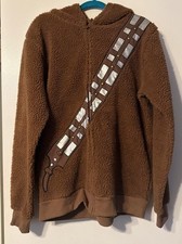 Star Wars Chewbacca Faux Fur Hooded Costume Sweatshirt with Bandolier Design — listing 5