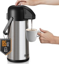 Stainless Steel Insulated Pump Airpot Coffee Dispenser — listing 2