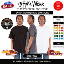 Shaka Wear Super Max Heavy Olive Green 'ADV' Graphic T-Shirt, Size L — listing 6