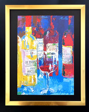 Framed 'Bordeaux Blanc' Wine-Themed Decorative Print by M. Donovan — listing 3