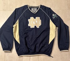 Colosseum Athletics Notre Dame Fighting Irish Pullover Hoodie, Size XL, Charcoal Heather