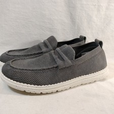 Itazero Women's Knit Slip-On Sneaker, Grey, Size 10 — listing 5