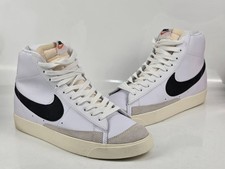 Nike Blazer Mid '77 Vintage White Black Sneakers — listing 4
