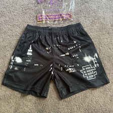 Eric Emanuel EE Basic Mesh Shorts Green Red Cheetah — listing 6