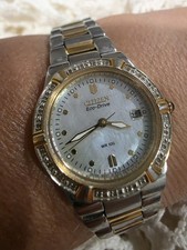Citizen Eco-Drive Ladies' Two-Tone Day-Date Wristwatch