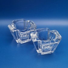 Orrefors Sweden Faceted Crystal Votive / Tealight Candle Holder — listing 4