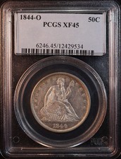 1844 Seated Liberty Quarter (No Motto, QUAR. DOL. reverse) — listing 3