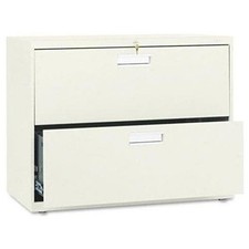 HON 600 Series 2-Drawer Lateral File Cabinet with Lock and Key