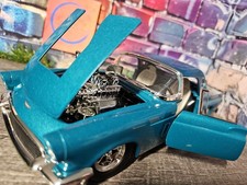 1957 Ford Thunderbird Diecast Model Car, Yellow with White Hardtop, 1:24 Scale — listing 4
