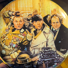 Three Stooges Collector Plates, Set of 3 (Franklin Mint) — listing 2