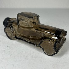 Vintage Avon Antique Car Cologne Decanter, Silver-Tone, Full