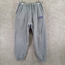 Patagonia Men's Cotton Fleece Sweatpants / Joggers with P-6 Logo Patch, Size L — listing 2
