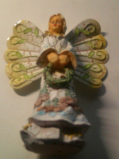 Resin Guardian Angel with Cherub on Clouds Figurine — listing 4