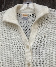 Vintage 1950s-60s Kerrybrooke Brown Orlon Mock Neck Pullover Sweater — listing 3