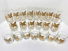 Libbey Golden Foliage Frosted Glass Cruet / Oil Bottle — listing 4