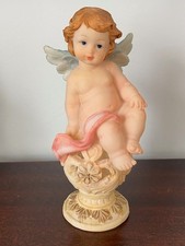 Collector Plate Set with Cherub Angels and Inspirational Verse (3-Piece Sectioned Plate Set)