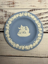 Wedgwood Pale Blue Jasperware Muses & Pegasus Trinket Dish — listing 5