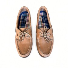 Sperry Top-Sider Authentic Original 2-Eye Boat Shoes, Tan/Sahara Leather, listing 3
