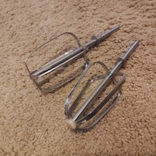 Vintage Sunbeam Mixmaster Chrome Stand Mixer with Stainless Steel Bowl and Beaters — listing 3