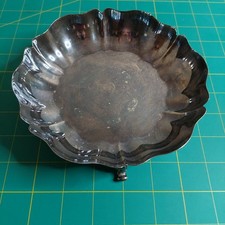 Shell-Form Footed Nut/Candy Dish, Silver-Toned Metal — listing 6